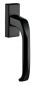 Preview: our window handle no. 1745 black w/o profile cylinder