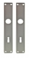 Preview: Door lock set with long plate