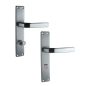 Preview: Door lock set with long plate WC