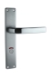 Preview: Door lock set with long plate WC