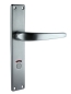 Preview: Door lock set with long plate WC