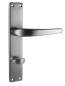 Preview: Door lock set with long plate WC