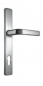 Preview: Door lock set with long plate no. 825 w/ knob and handle