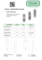 Preview: slim sliding door grip 620R, oval shaped