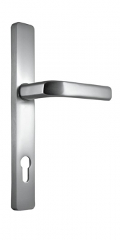 Door lock set with long plate no. 825 w/ knob and handle