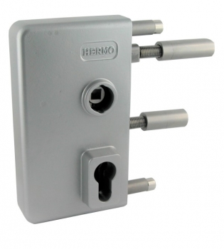 Swing gate lock GTS 2 silver handle no. 1047