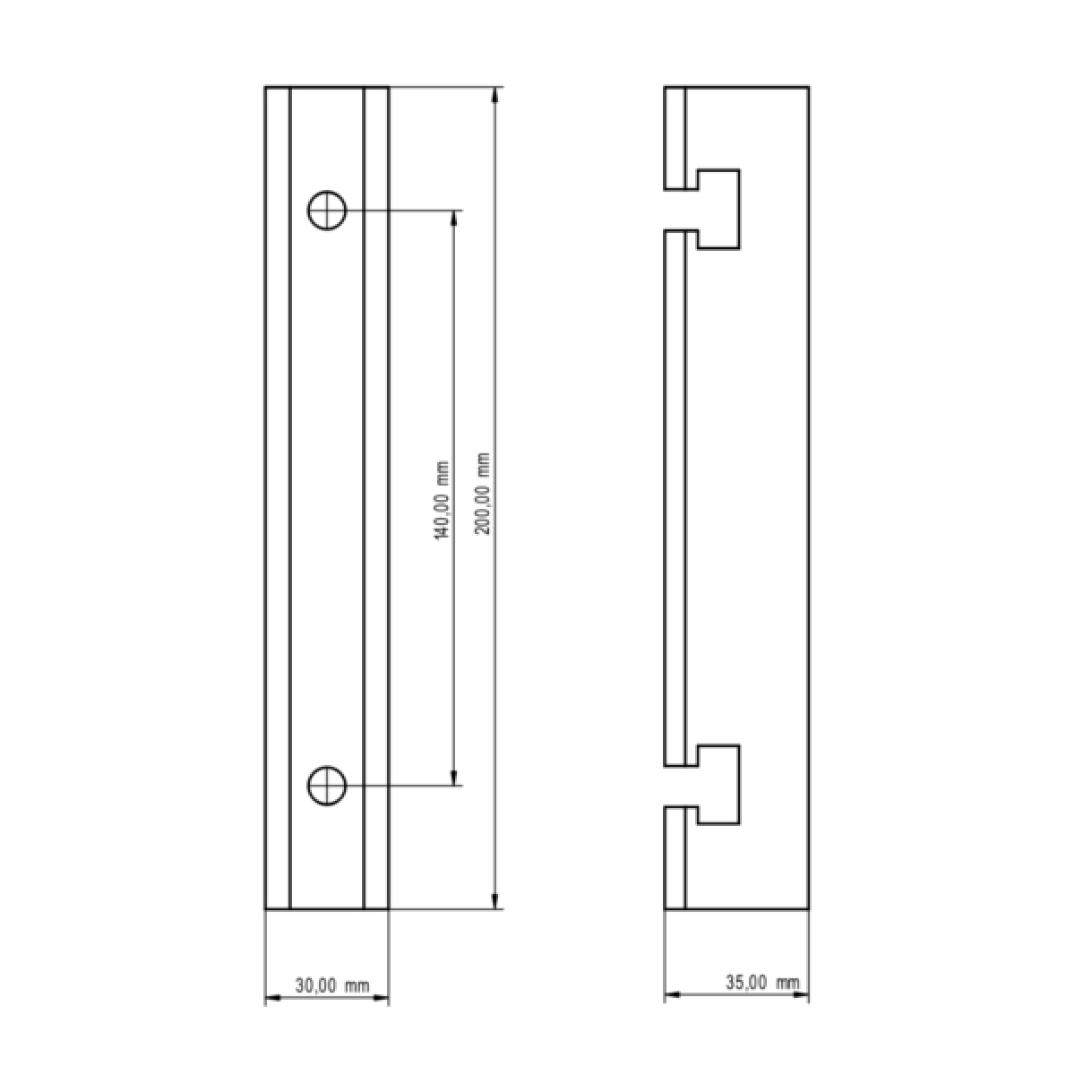 Bodenriegel / Torriegel BTR 1 RAL-Farben