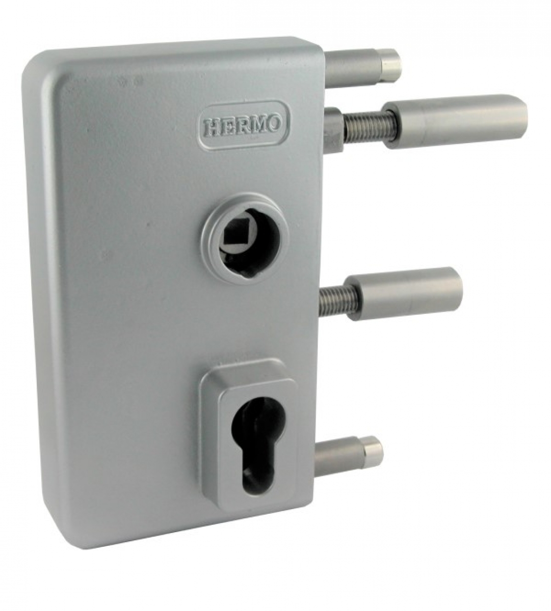 Swing gate lock GTS 2 silver handle no. 1047