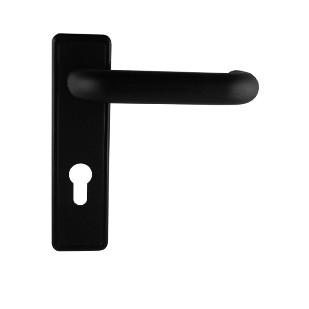 Fire door fitting „587“ plastic black matt