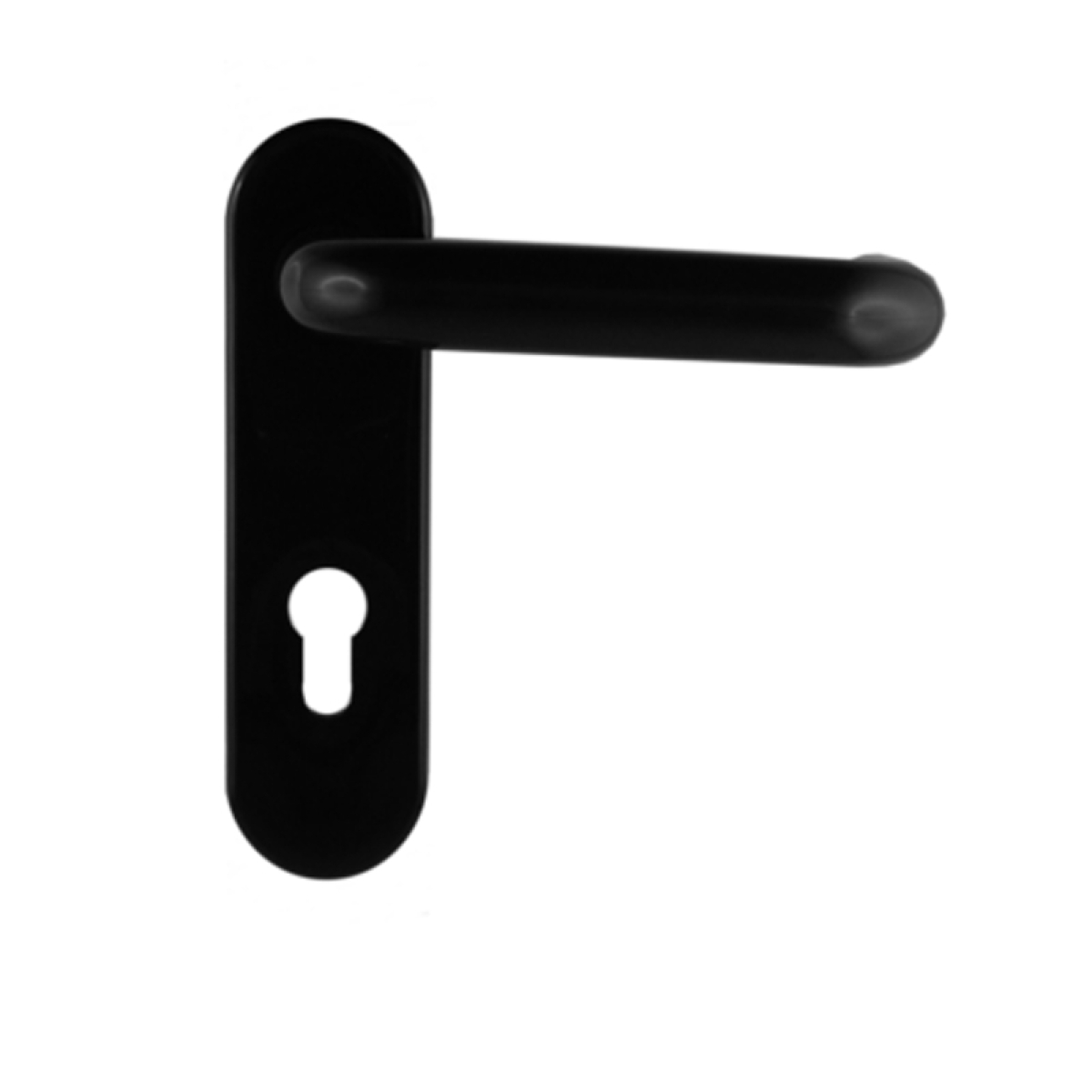 Fire door fitting „588“ plastic black shiny